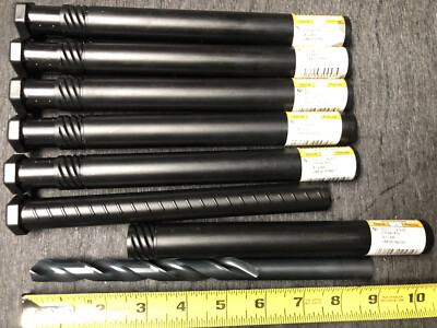 GUHRING 14.50 MM EXT LENGTH DRILLS  HSS BLACK OXIDE LOT OF 6 NEW / UNUSED LATHE