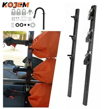 3 Place Weeder Rack For Landscape Truck Trailer Enclosed Trimmer Holder w/ Lock