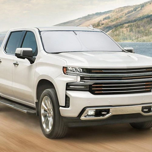 For Chevrolet Silverado 2500 Windshield Sun Shade Heat Block Shield Cover Visor - 第 13/14 張圖片