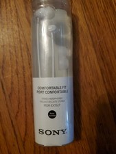 Sony Comfortable Fit Port Confortable Stereo Headphones Earbuds Noise Isolation