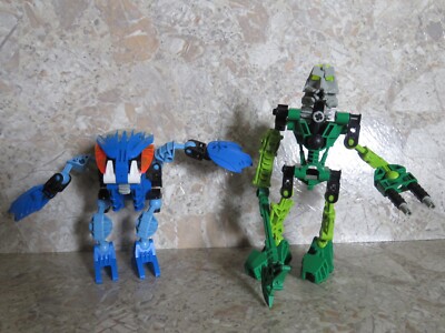 Lot 2 Lego Bionicle Toa Mata Lewa NO MASK Bohrak Gahlok Action