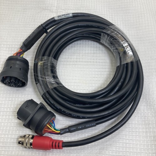 CABLE HARNESS BULKHEAD RV 20 FT L-016-0060 OMNITRACS QUALCOMM POWER 9 PIN - Picture 7 of 12