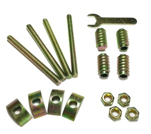 Bed Rail / Headboard Assembly Nuts, Bolts, Crescent Nut, Allen 