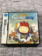 Super Scribblenauts Nintendo DS Case Manual Inserts Only Authentic NO GAME