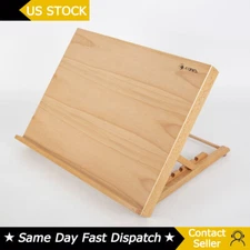 Wooden Art Drawing Board Sketch Easel A3 Adjustable Craft Table Workstation