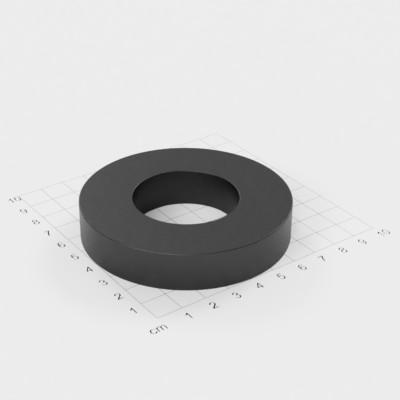 10x Ferrit Ringmagnet, 80x15mm mit 40mm Bohrung, Grade Y30