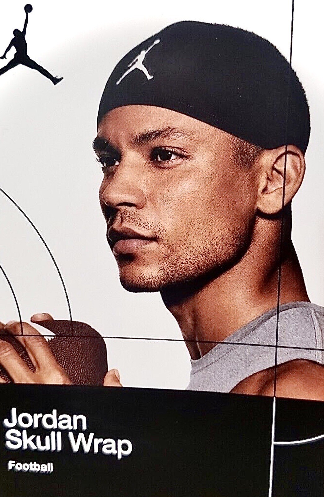 Nike Jordan Skull Wrap 5.0 Adult DriFit Black/White for sale online eBay