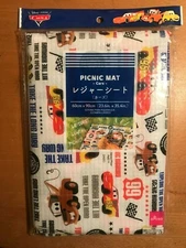 1 x Cars Picnic Blanket Mat - 60 x 90cm - Disney Pixar Daiso Japan 