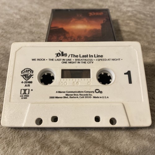 DIO Last in Line (Cassette Tape 1984) 1999 Warner Bros - Picture 4 of 5