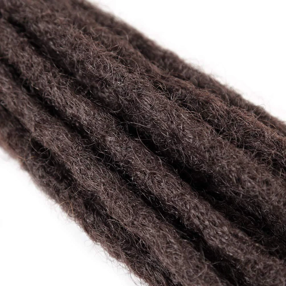 Extensiones de cabello de ganchillo 100 % hechas a mano Dreadlocks cabeza completa años 20-40 Foto 3 de 4