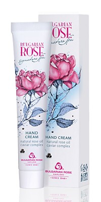Bulgarian Rose Handcreme Intensiv Pflege mit Rosenöl und Caviar komplex 50ml