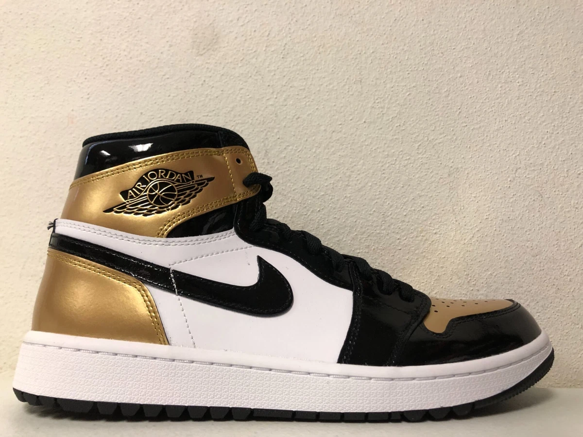 ⭐︎新品.未使用.完売品.JORDAN1.HIGH.GOLF.ゴルフ.ゴールドトゥ 国内12月18日発売開始】 ナイキ エア ジョーダン 1 ハイ ゴルフ