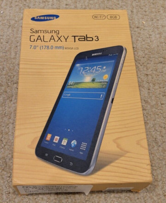 NEW Samsung Galaxy Tab 3 SM-T210RMKYXAR -WI-FI 8GB-7.0''