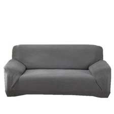 Solid Double Seats Sofa Covers for Living Room Elastic Slipcovers Couch Cover