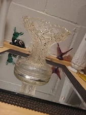 Antique Imperial Glass Company EAPG Punch Bowl/Fruit Bowl Pedestal Stand Base