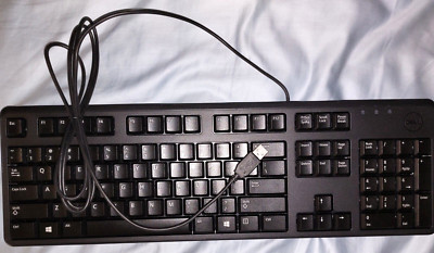 NEW Dell Wired USB Black Keyboard KB212-B / DP/N: 05P02F, 04G481, 03HWF0, 0DJ454
