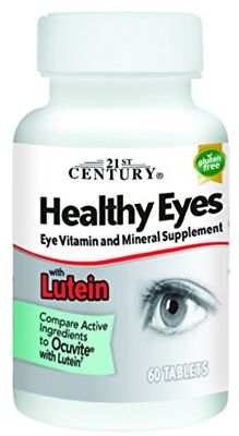 21st Century Eye Vitamin&Mineral Supplement with Lutein Gluten Free Tablet 60 Ct