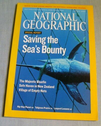 NATIONAL GEOGRAPHIC April 2007 BLUEFIN New Zealand Leopard HIPHOP PLANET - 第 1/1 張圖片