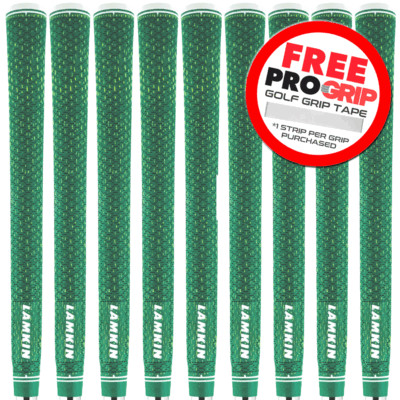 LAMKIN UTX STANDARDGRÖSSE GOLFGRIFF / GRÜN / *MEHRFACHKAUFANGEBOTE* + KOSTENLOSES BAND