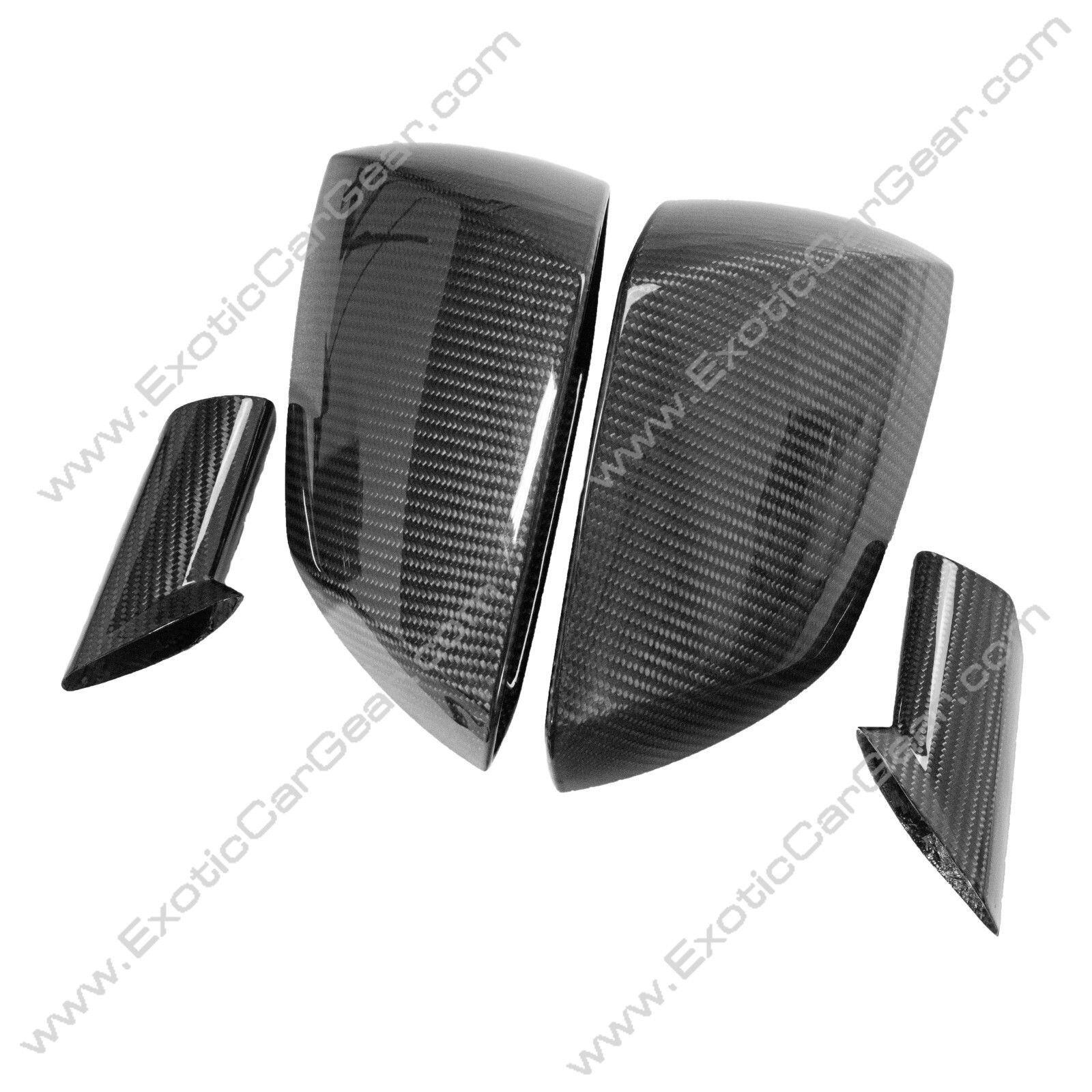 Lamborghini Aventador SVJ Carbon Fiber Mirror Housings