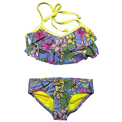 Roxy Girls' 2-piece Swim Set (16, Hot Tropics)