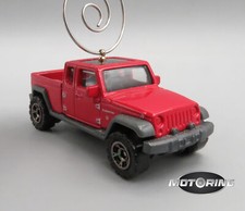 2017 '17 Jeep Gladiator Red Truck Car Rare Christmas Tree Ornament Diecast