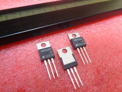 5 x IRF640N SILICONIX TO220 IRF640 TO-220 IRF640NPBF Power MOSFET UK AUF LAGER