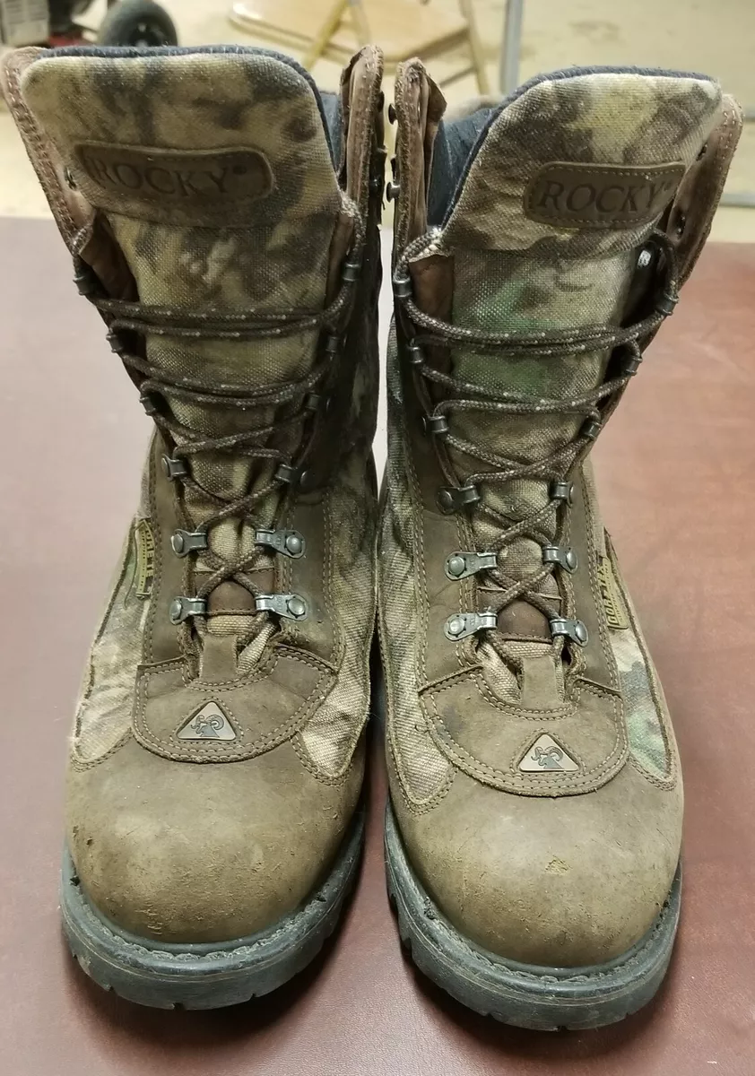 ROCKY Deer 1000g Thinsulate Gore-Tex Scent Control Camo BOOTS 9.5W | eBay