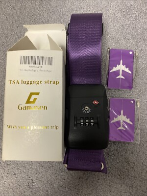 TSA Travel Luggage Suitcase Secure Combination Lock Nylon Packing Belt Strap