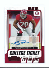 2021 Contenders Draft Picks College Ticket Alex Leatherwood #230 Rookie Auto RC