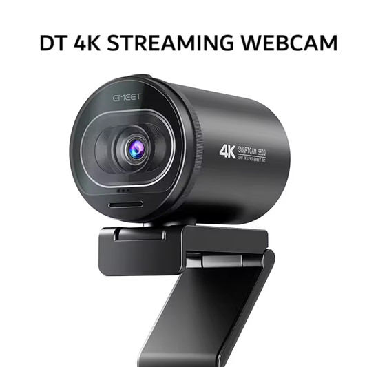 DT 4K Smart Streaming Webcam with Microphone Full HD Laptop Desktop MAC USB-NEW