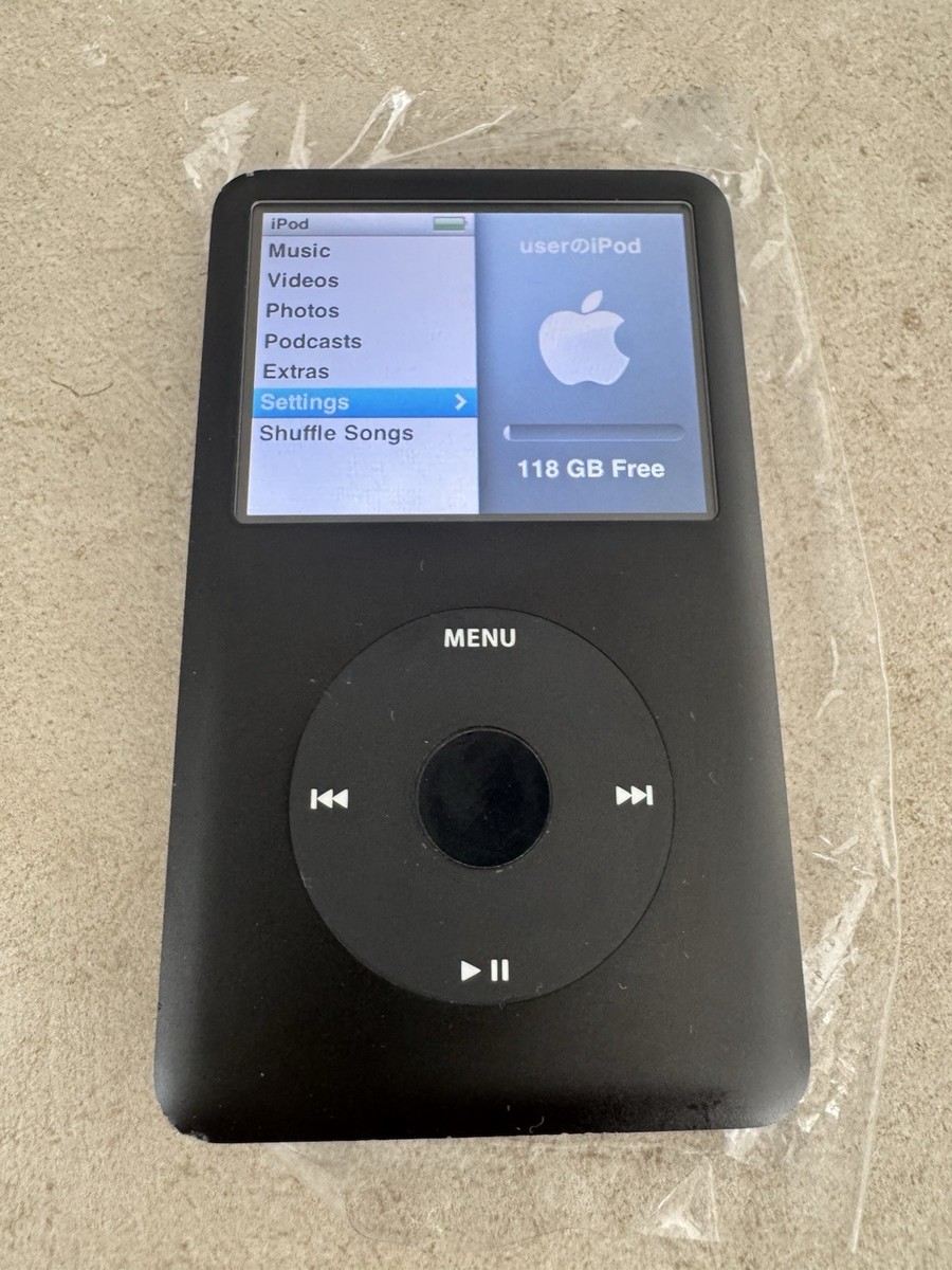 Apple iPod Classic 6th Gen 128GB SSD Upgrade Clean / Fully Tested Apple iPod Classic 6th Gen 128GB SSD Upgrade Clean / Fully Tested