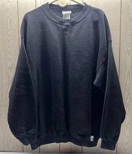 Vintage Discus Athletic Sweatshirt Mens 2XL Black USA Made Blank