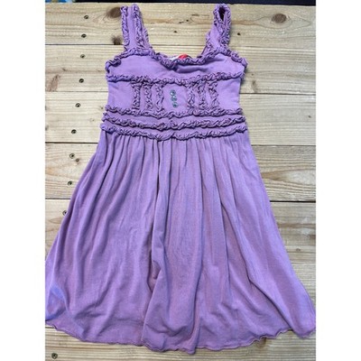 matilda jane purple dress Live in Lavender Ruffle Dress 12Y