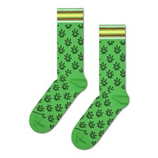 HAPPY SOCKS CALZINI FOGLIE SNEAKER CREW P000848