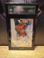 2015 Topps Finest - Autographs Christian Walker #FA-CW (AU, RC) - Orioles