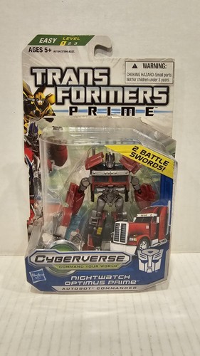 Transformers Prime Cyberverse Nightwatch Optimus Prime 2011 CUSTOM Battle Damage