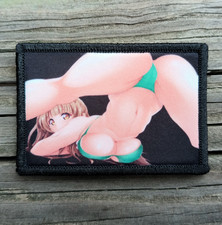 Anime Girl Morale Patch Hook and Loop Army Custom Tactical Pinup 2A Gear