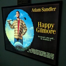 Happy Gilmore Original UK Quad Cinema Poster 30" X 40" Rolled/Double Sided RARE!