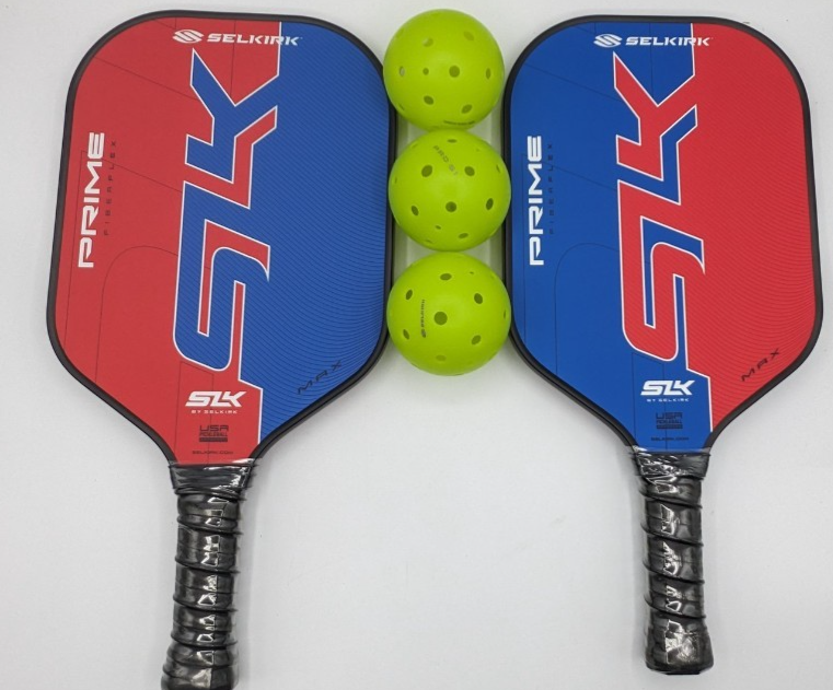 Selkirk SLK Prime Max Premium Pickleball Set 2 Paddles, 3 Balls