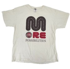Vintage 2000s Y2K Fiat BMW Cars More Possibilities Promo Ad Shirt Size Large