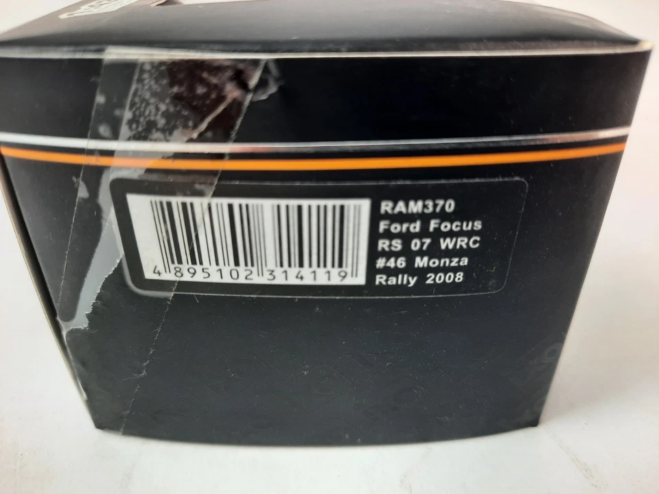 IXO Ford Focus RS 07 WRC #46 Valentino Rossi Monza Rally 2008 1/43 RAM370 - Immagine 2 di 2