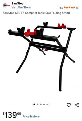 Sawstop CTS-FS Compact Folding Table Portable Table