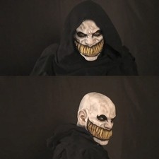 Horror Balaclava Mask Halloween - Scary Ghost Full Face Mask Costume Accessory