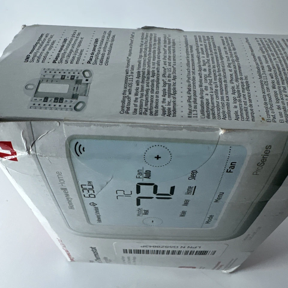 Termostato inteligente Honeywell Home T6 Pro WiFi programável TH6220WF2006 - Imagem 4 de 4