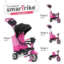 smarTrike Swing DLX 4 in 1 Dreirad Pink ab 10...