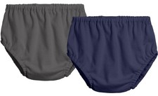 Cotton Diaper Covers for Girls and Boys 2-Pack, Made in USA Baby Bloomers Ch...