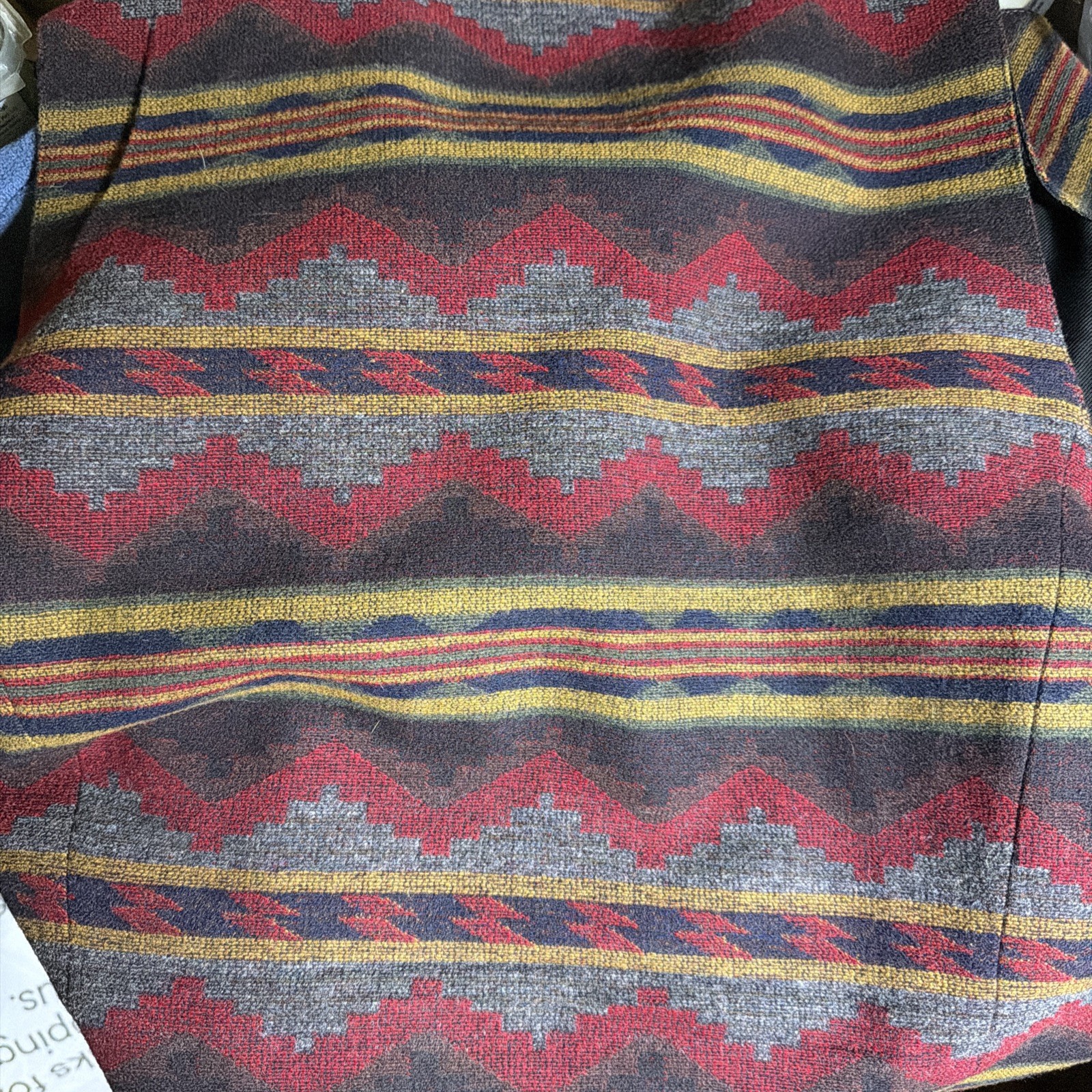 Pendleton Vest Aztec Navajo Pattern  large Wool - image 3