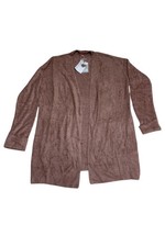 Barefoot Dreams Women's CozyChic Lite Cuff Coastline Cardigan Brick