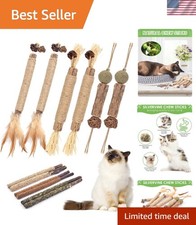 Dental Care Chew Toy Pack for Cats   12 Silvervine Sticks for Healthy Teeth